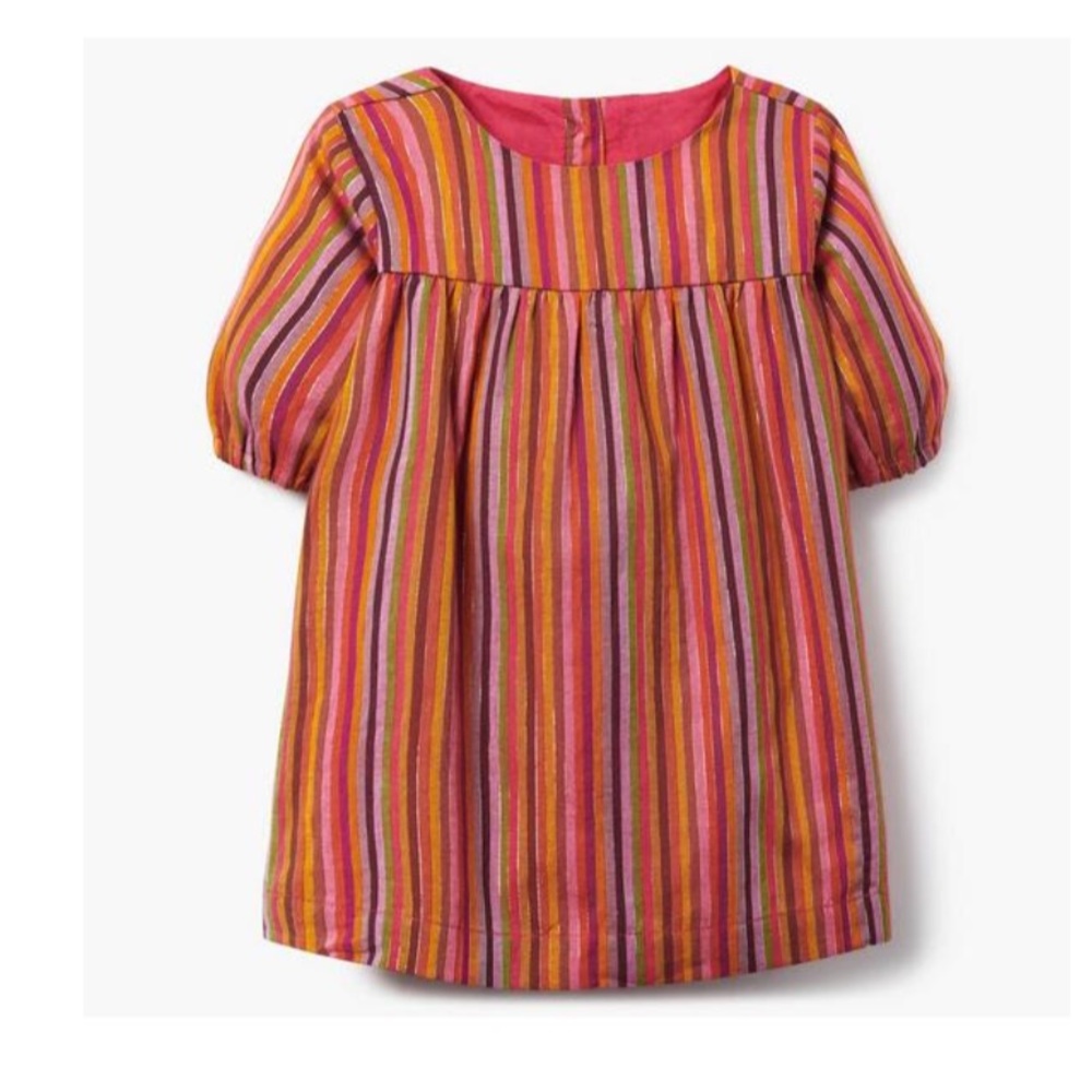 Gymboree Strip Dress & Matching Headband